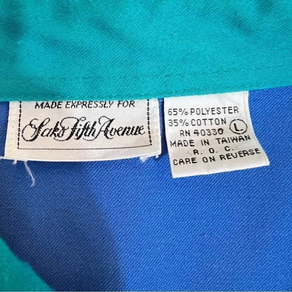 Polo Sport Color Block Shirt Large 80s Vintage
